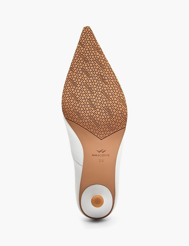 Белые женские туфли MASCOTTE 175-6101811-3569M | ракурс 5