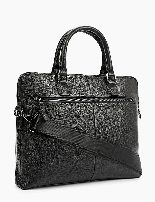 Черный мужской портфель MASCOTTE 602-1215-102 | ракурс 4