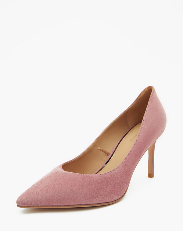 15-2145113-4618M Туфли женские велюр/нат.кожа розов., Mascotte