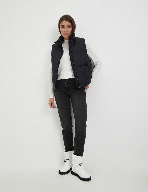 Черный женский жилет MASCOTTE 234-3320-2402 | ракурс 2