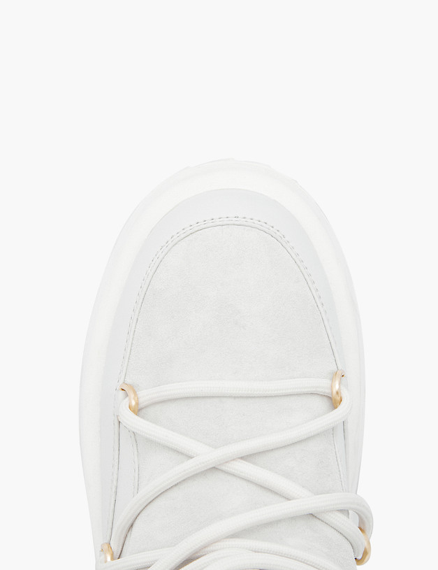 Белые женские угги MASCOTTE 47-3203433-0601 | ракурс 4