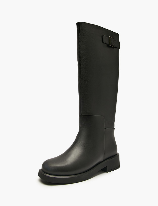 Черные женские зимние сапоги MASCOTTE 126-5282033-3100M | ракурс 2 Черные женские зимние сапоги MASCOTTE 126-5282033-3100M | ракурс 2
