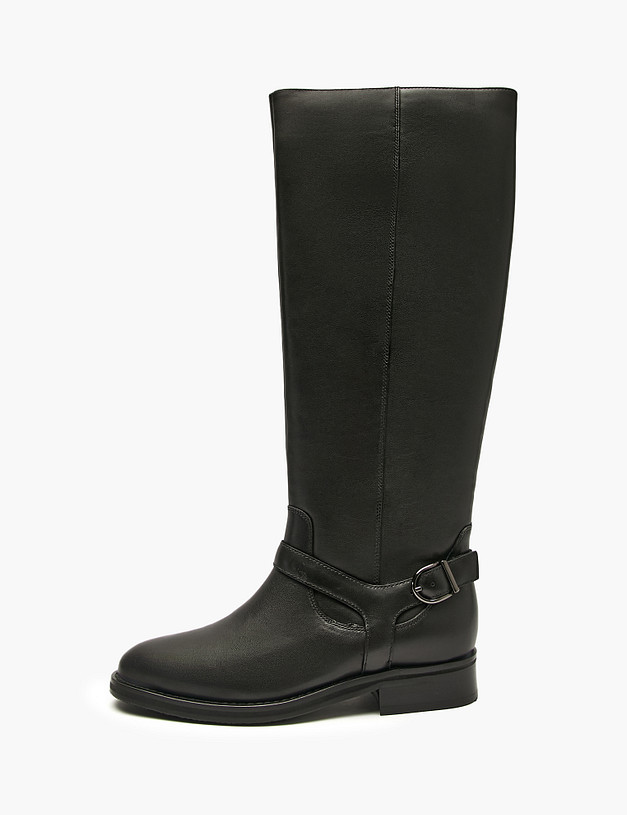 Черные женские сапоги MASCOTTE 22-5280723-3100M | ракурс 1 Черные женские сапоги MASCOTTE 22-5280723-3100M | ракурс 1
