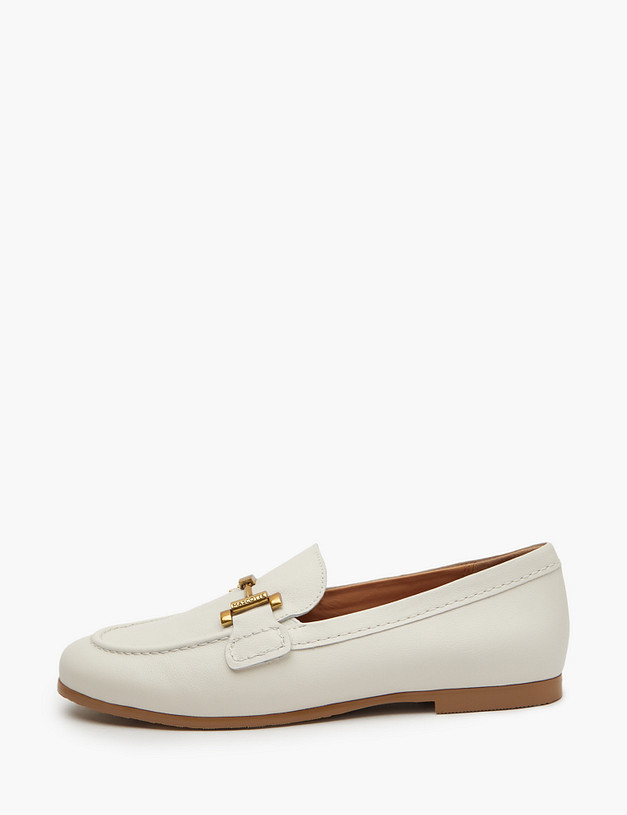 Молочные женские лоферы MASCOTTE 233-5164311-7103M | ракурс 3