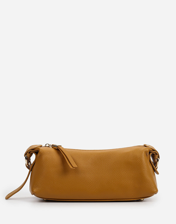 669-1207-118 Сумка женская нат.кожа/текстиль желт, S, Mascotte