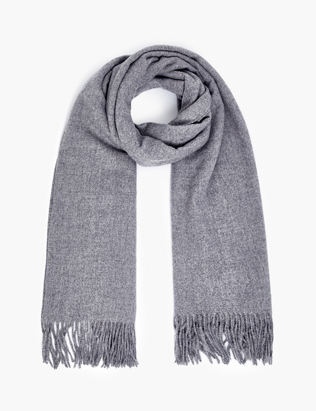 Серый женский шарф MASCOTTE 779-5202-24210 | ракурс 2