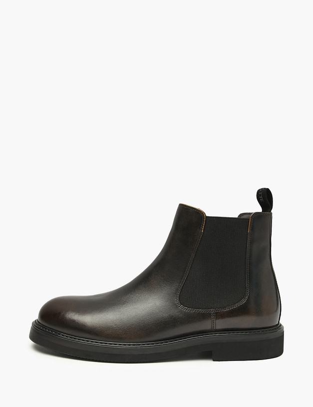 Коричневые мужские челси MASCOTTE 175-520722-6108M | ракурс 2