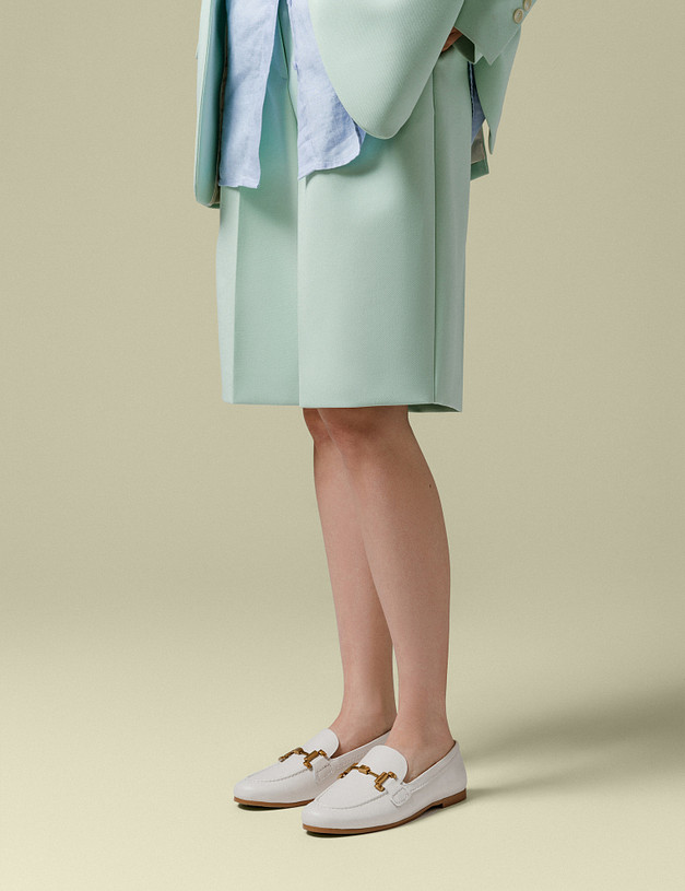 Молочные женские лоферы MASCOTTE 233-5164311-7103M | ракурс 1