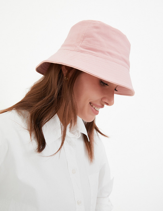 Розовая женская двусторонняя панама MASCOTTE 766-4103-2406 | ракурс 1 Розовая женская двусторонняя панама MASCOTTE 766-4103-2406 | ракурс 1