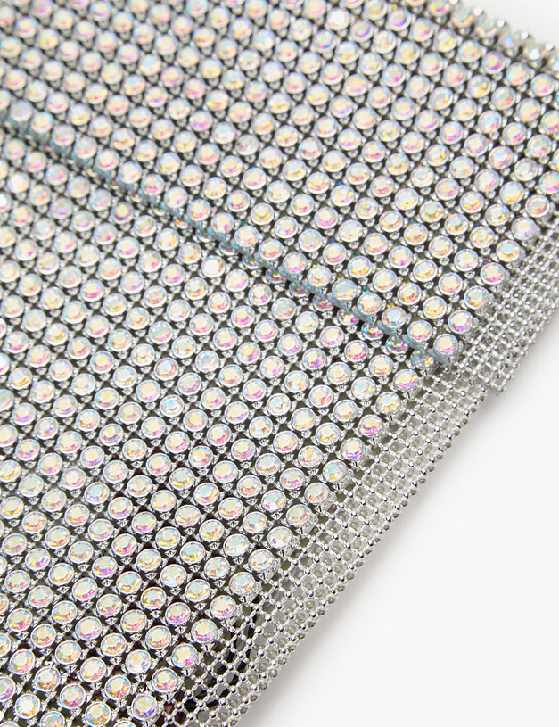 Серебристая женская сумка MASCOTTE 660-5137-7716 | ракурс 4