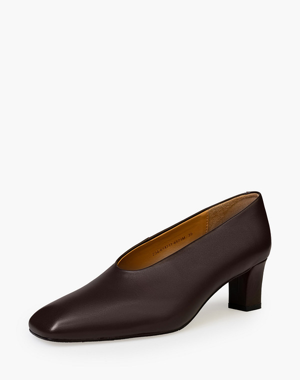 234-614711-6571M Туфли женские нат.кожа/нат.кожа корич, Mascotte