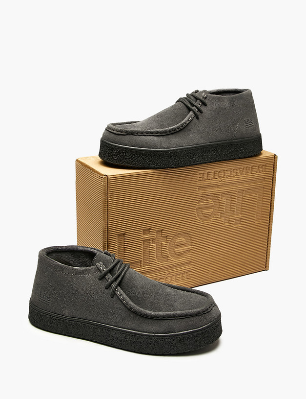 Серые мужские ботинки MASCOTTE 64-520222-0210 | ракурс 8