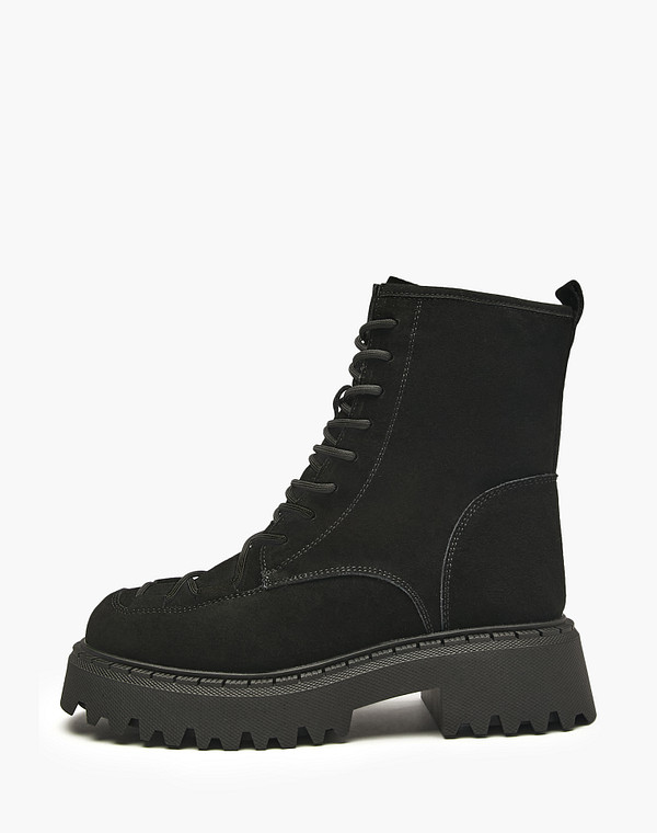 Черные женские зимние ботинки 7990₽