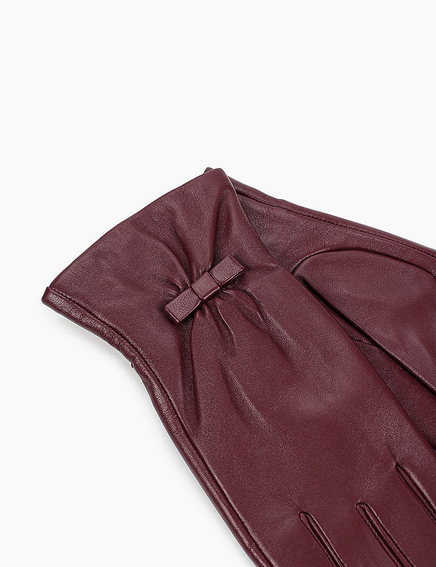 Бордовые женские перчатки MASCOTTE 709-1223-105 | ракурс 2