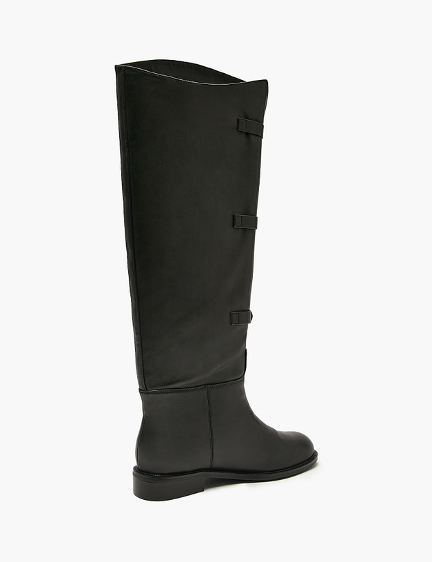 Черные женские ботфорты MASCOTTE 100-521721-0102 | ракурс 4