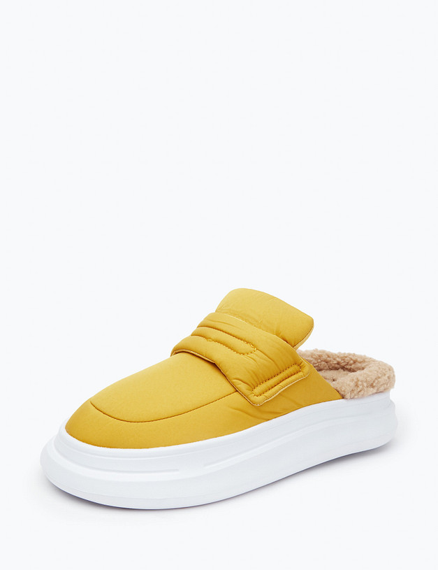 Желтые женские сабо MASCOTTE 151-3205624-0208 | ракурс 3