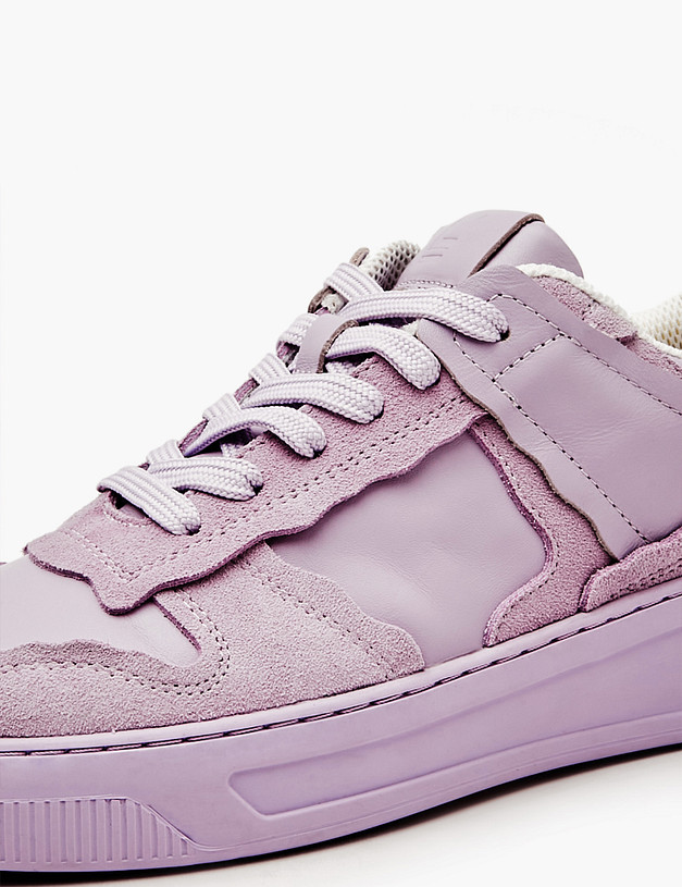 Фиолетовые женские кеды MASCOTTE 47-410621-0107 | ракурс 6 Фиолетовые женские кеды MASCOTTE 47-410621-0107 | ракурс 6