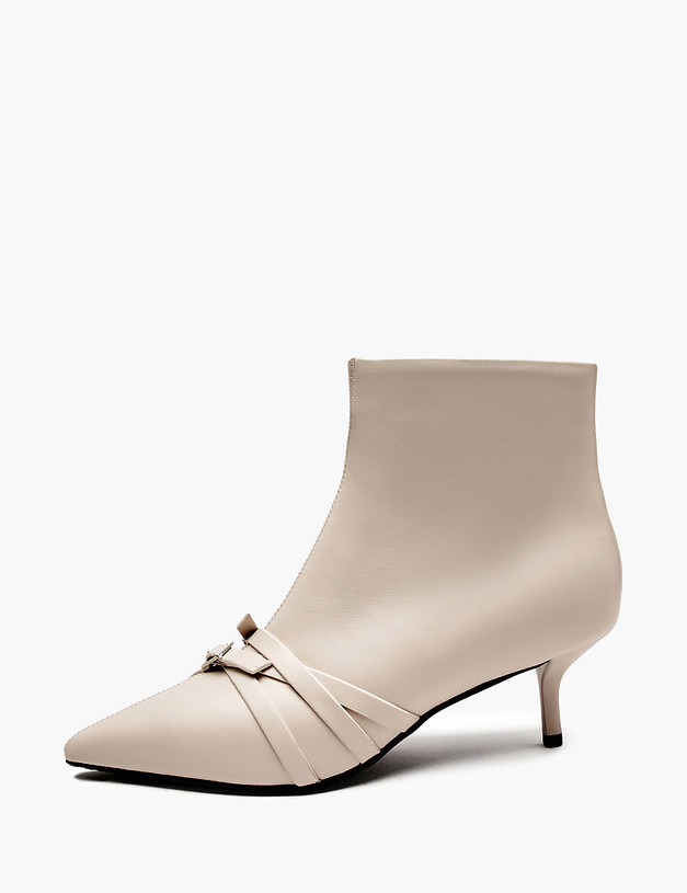 Молочные женские ботильоны MASCOTTE 94-610621-0501 | ракурс 1