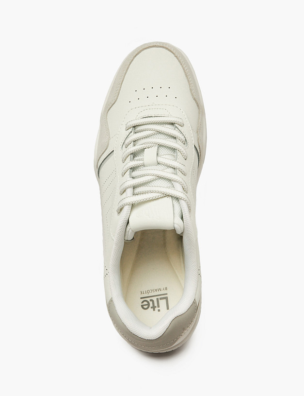 Белые мужские кеды MASCOTTE 189-5130221-0601 | ракурс 6