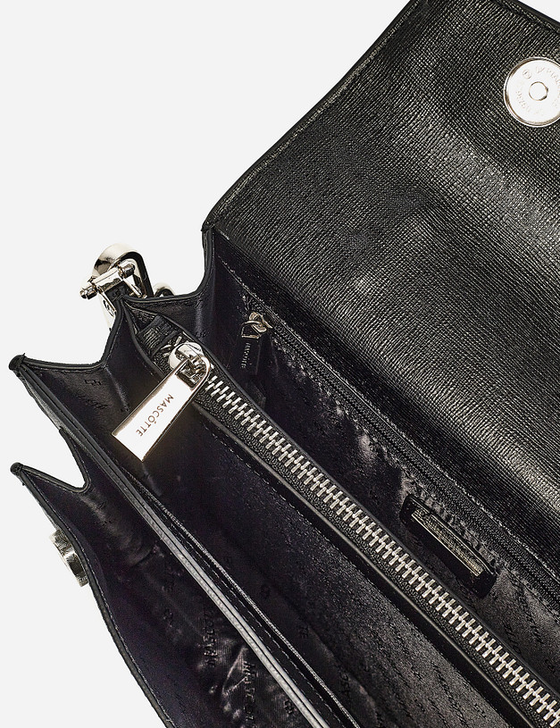 Черная женская сумка MASCOTTE 660-1209-602 | ракурс 3 Черная женская сумка MASCOTTE 660-1209-602 | ракурс 3