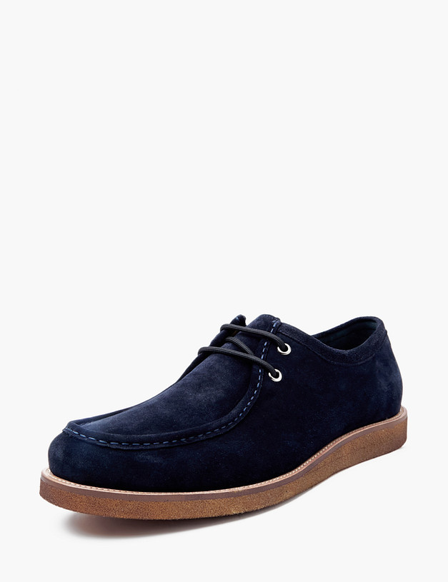 Синие мужские полуботинки MASCOTTE 128-415721-0203 | ракурс 3