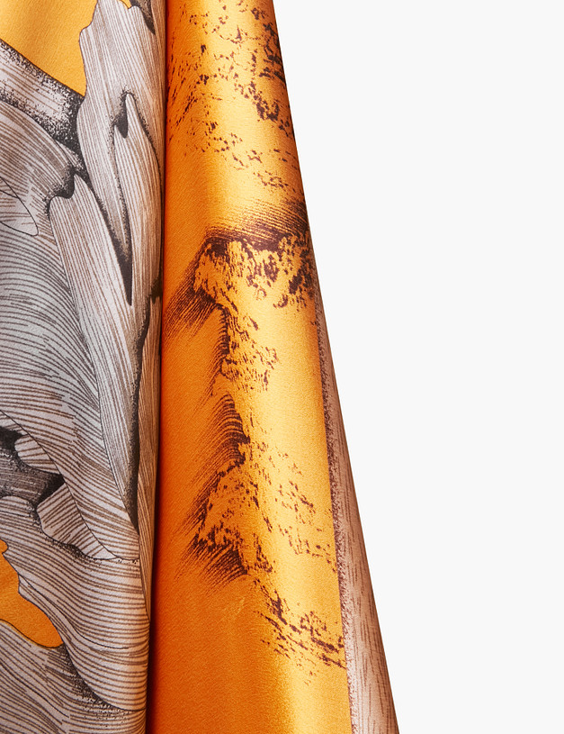 Желтый женский платок MASCOTTE 730-2105-2418 | ракурс 3