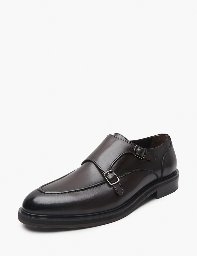 Темно-коричневые мужские монки MASCOTTE 175-424611-0109 | ракурс 4