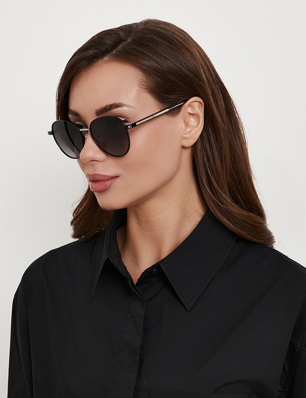 Черные женские очки MASCOTTE 793-6125-7702 | ракурс 1