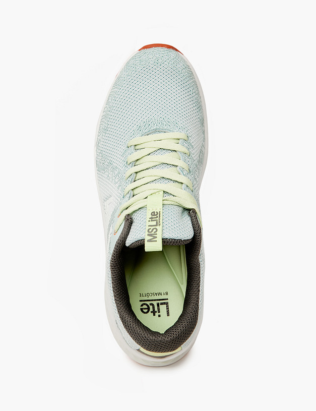 Голубые женские кроссовки MASCOTTE 181-410821-2411 | ракурс 4