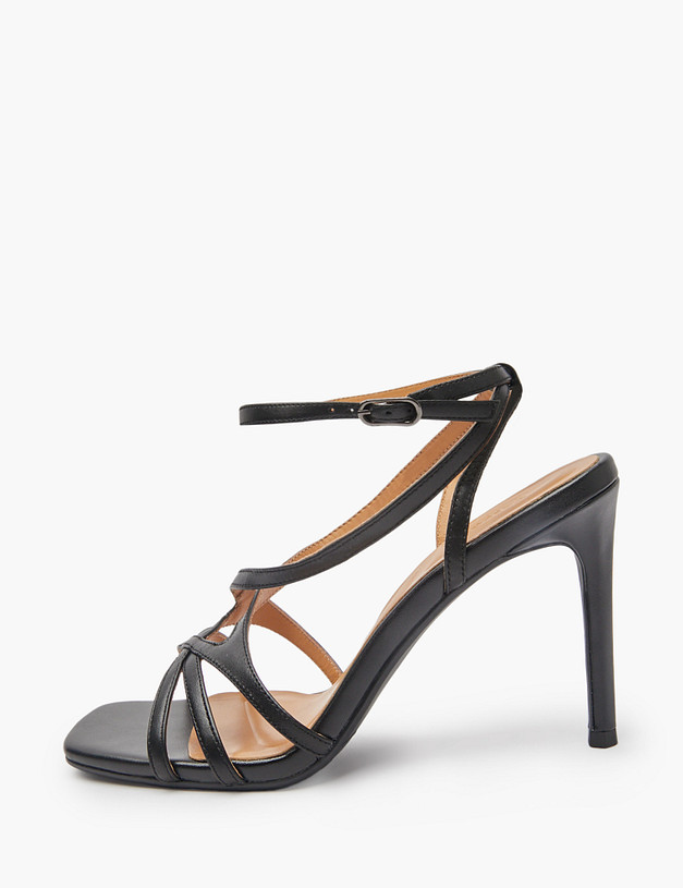 Черные женские босоножки MASCOTTE 126-511813-3501M | ракурс 1