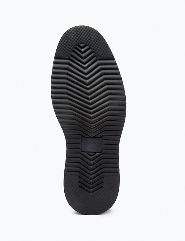 Черные мужские дерби MASCOTTE 175-320611-0102 | ракурс 5