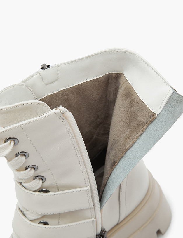 Молочные женские ботинки с пряжками MASCOTTE 15-3204623-7115M | ракурс 6