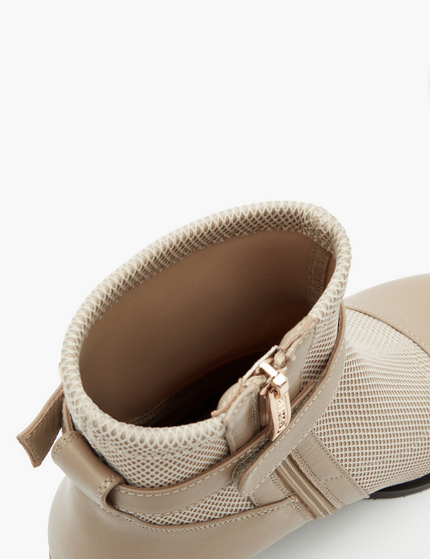 Бежевые женские ботильоны с ремешком MASCOTTE 233-310321-0108 | ракурс 6