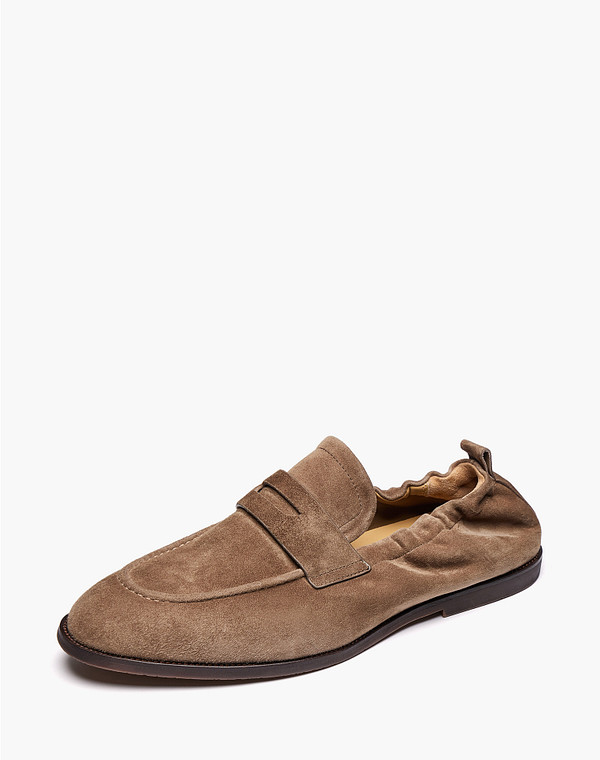 175-612311-5607M Полуботинки мужские велюр/нат.кожа беж, Mascotte