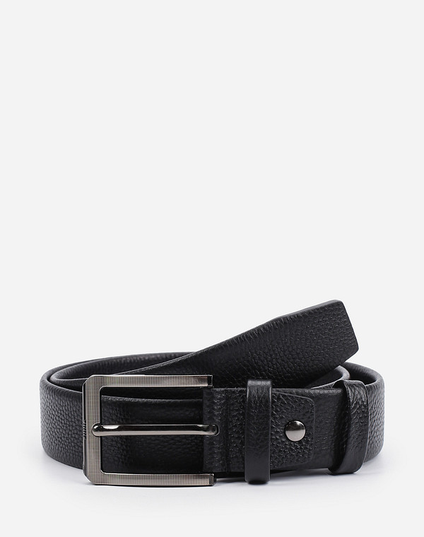 727-0247-102 Ремень муж. нат.кожа черн, Mascotte