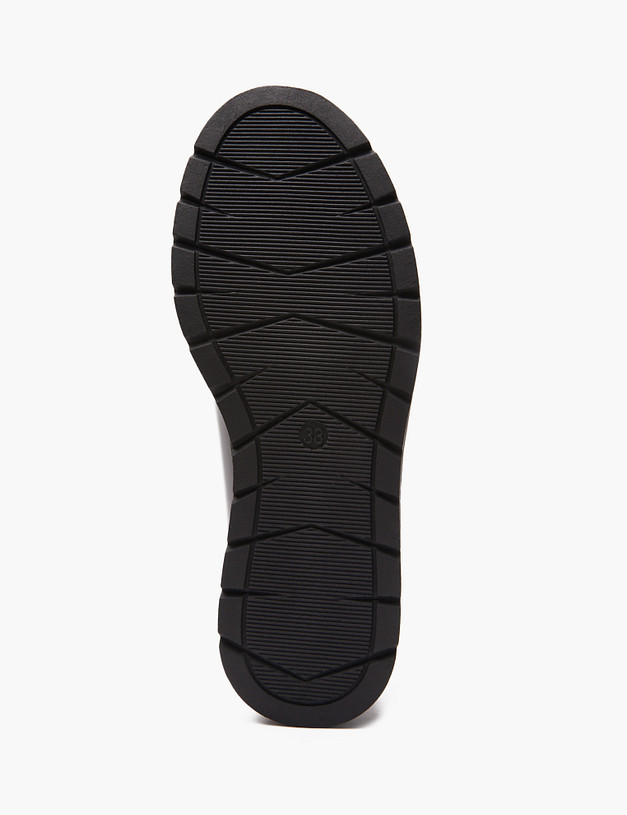 Черные лакированные лоферы для девочек MASCOTTE 250-411161-0702 | ракурс 8 Черные лакированные лоферы для девочек MASCOTTE 250-411161-0702 | ракурс 8