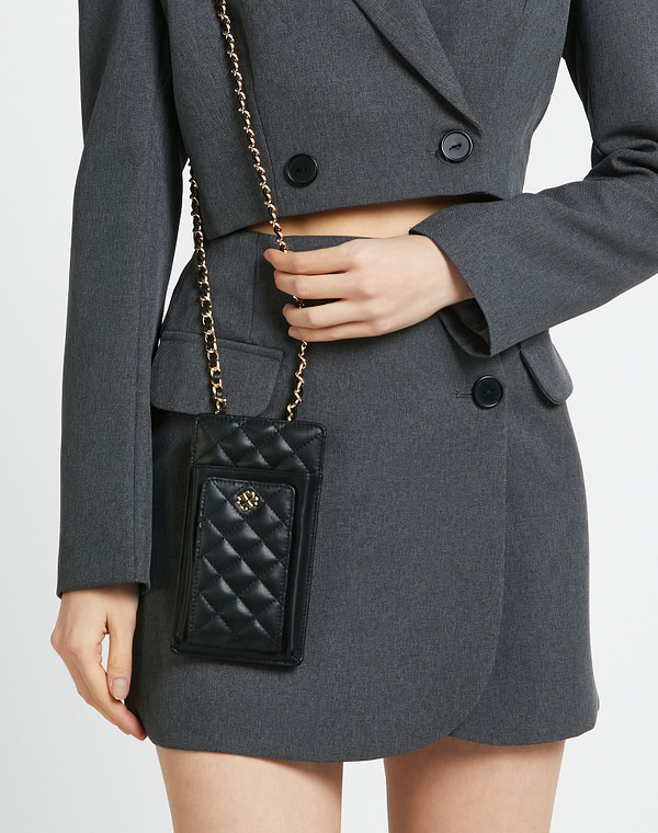 642-2106-602 Кошелёк жен. кож.спилок-и.кожа/текстиль черн, Mascotte