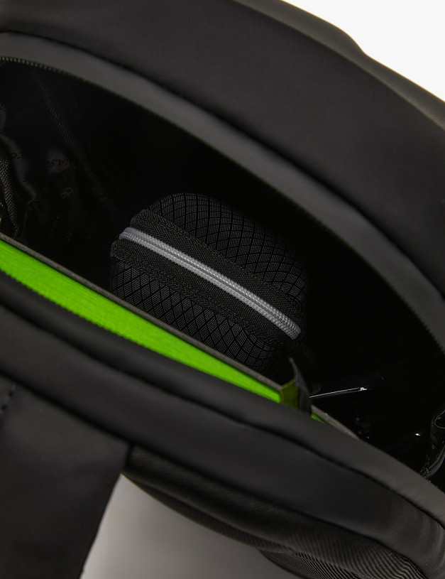 Черная мужская сумка-слинг MASCOTTE 698-4106-202 | ракурс 8