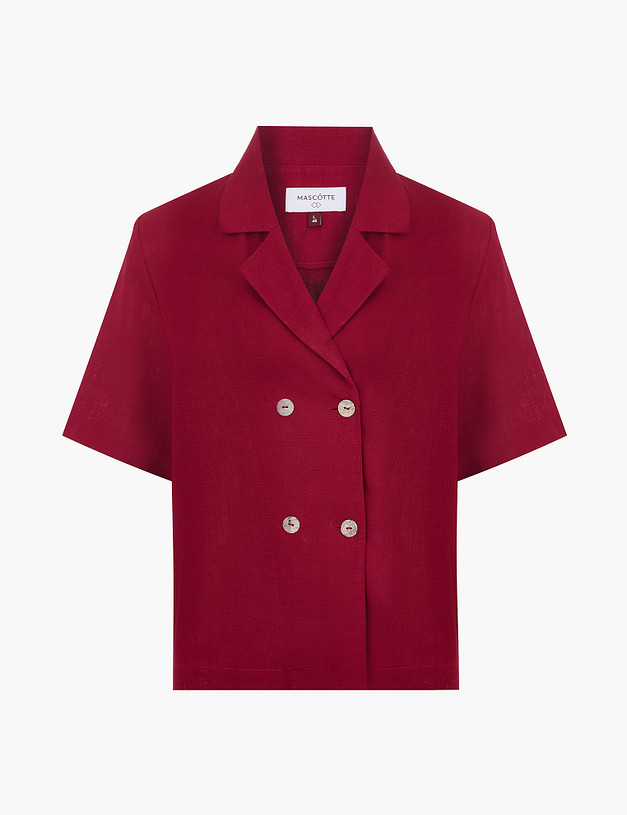 Бордовый женский жакет MASCOTTE 790-5105-2705 | ракурс 5