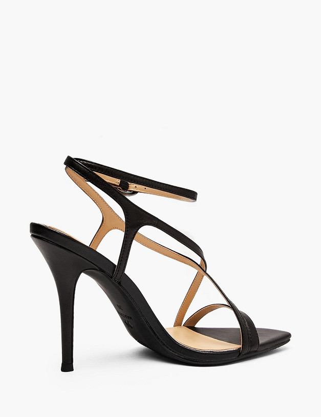 Черные женские босоножки MASCOTTE 175-6101613-3501M | ракурс 3