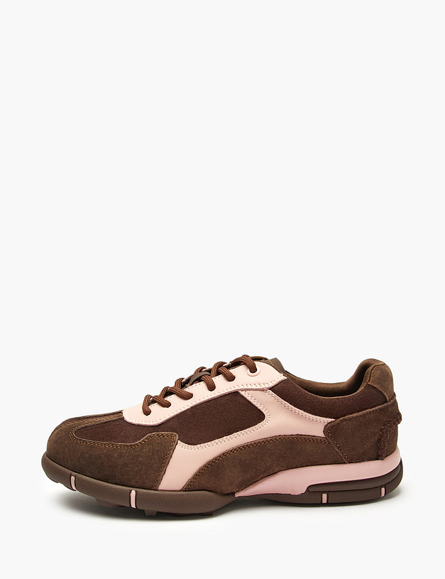 Коричневые женские кроссовки MASCOTTE 234-521221-0209 | ракурс 1