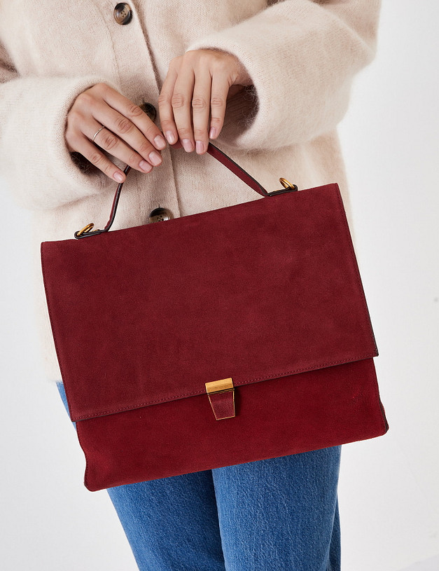 Бордовая женская сумка MASCOTTE 604-1219-0205 | ракурс 1