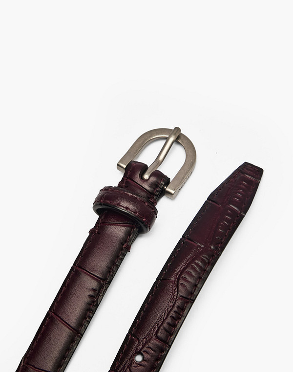 701-5201-609 Ремень жен. кож.спилок/кож.спилок корич, Mascotte