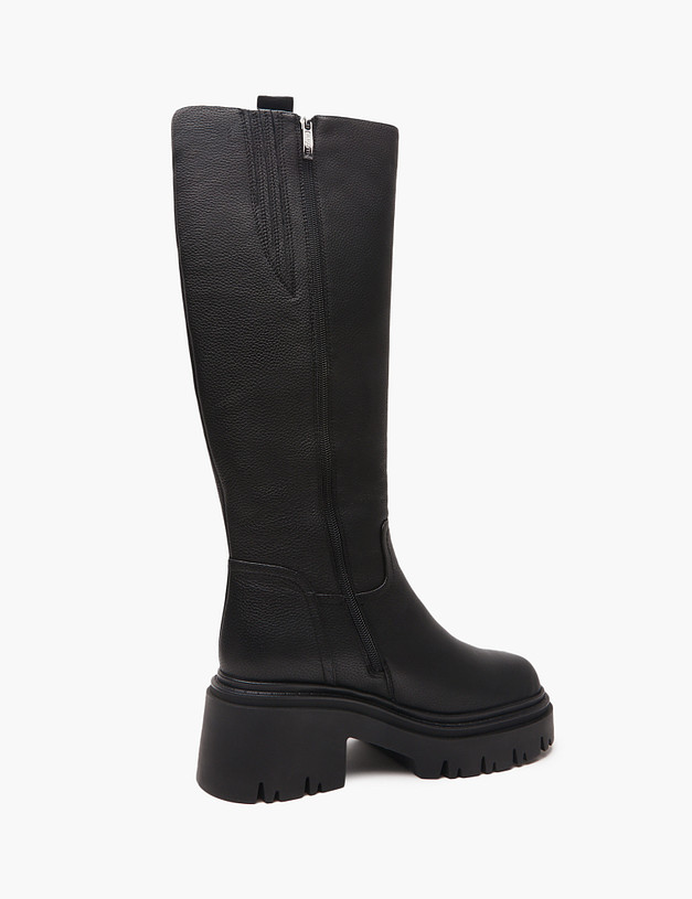 Черные женские зимние сапоги MASCOTTE 233-423433-0102 | ракурс 3