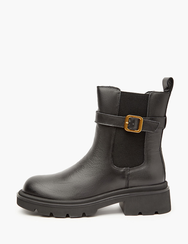 Черные женские челси MASCOTTE 58-321421-7100M | ракурс 2 Черные женские челси MASCOTTE 58-321421-7100M | ракурс 2