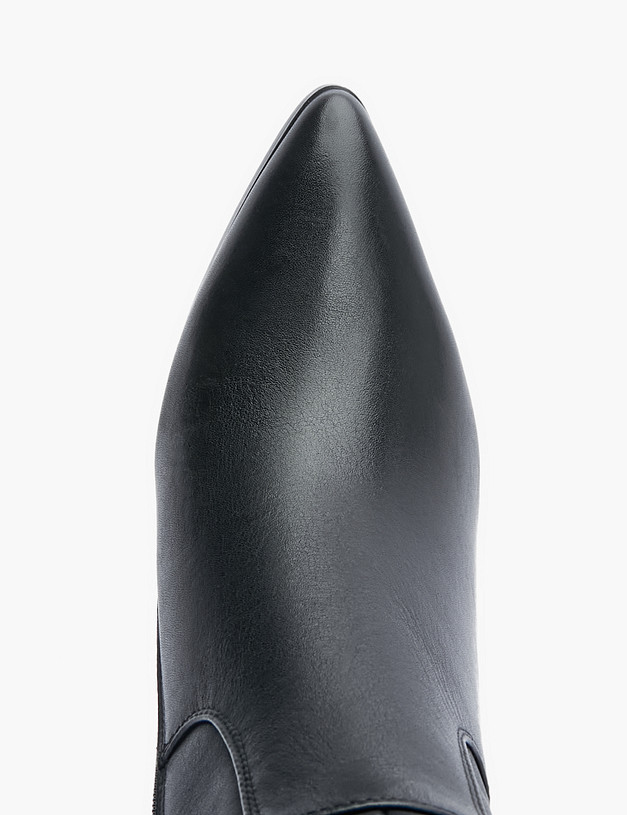 Черные женские сапоги на квадратном каблуке MASCOTTE 233-221822-0102 | ракурс 6