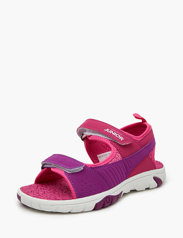 Сандалии для девочек цвета фуксии MASCOTTE 64-412221-0606 | ракурс 5