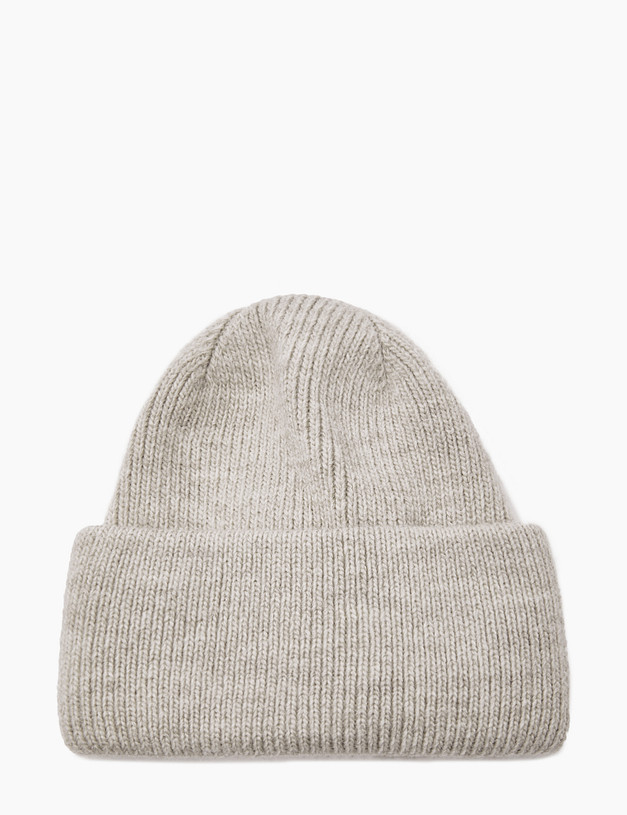 Бежевая женская шапка MASCOTTE 781-1217-508 | ракурс 2