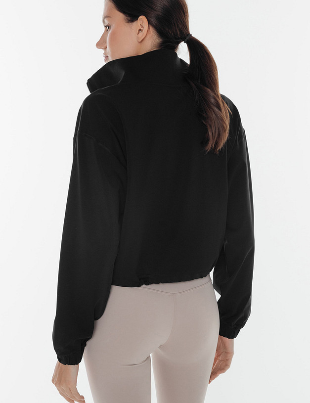 Черная спортивная олимпийка MASCOTTE 234-3189-2402 | ракурс 3