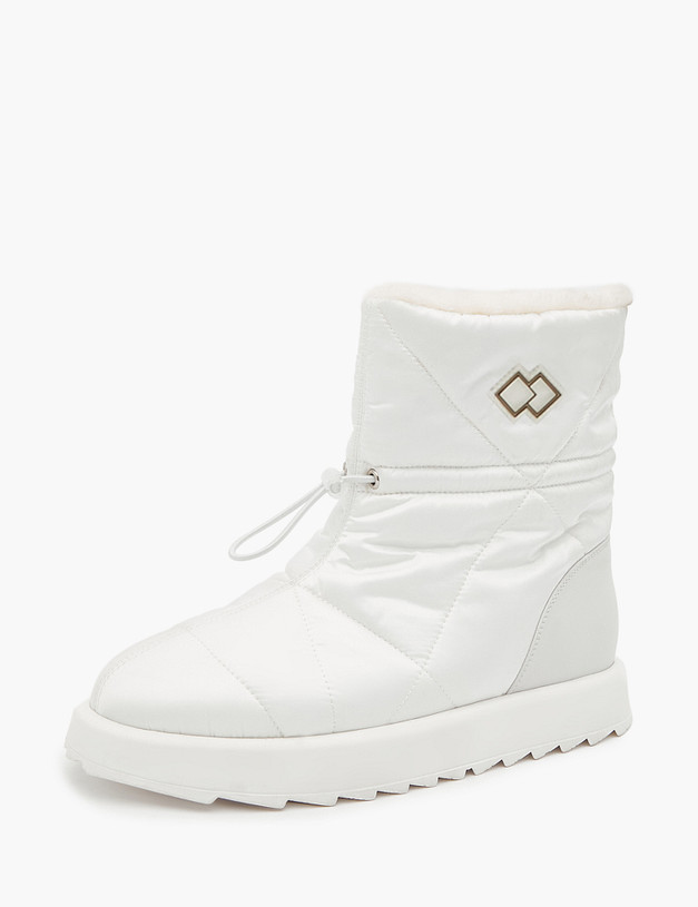 Белые женские дутики MASCOTTE 47-3203436-0201 | ракурс 3